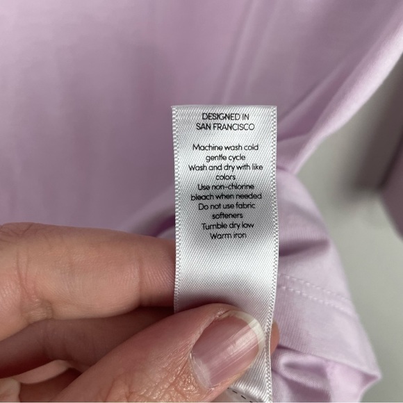 Athleta Light Pink Purple Essence Hooded Tunic Long Sleeve Pullover Size XS - Picture 6 of 7